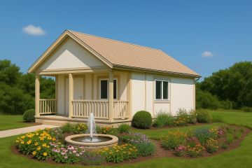 Konteyner Evlerde Yağmur Bahçesi Uygulamaları